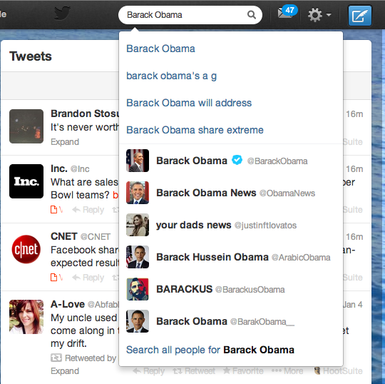 User Search