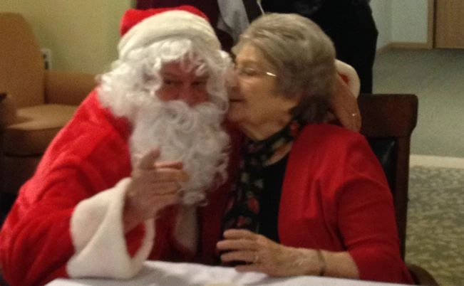 bernice and santa