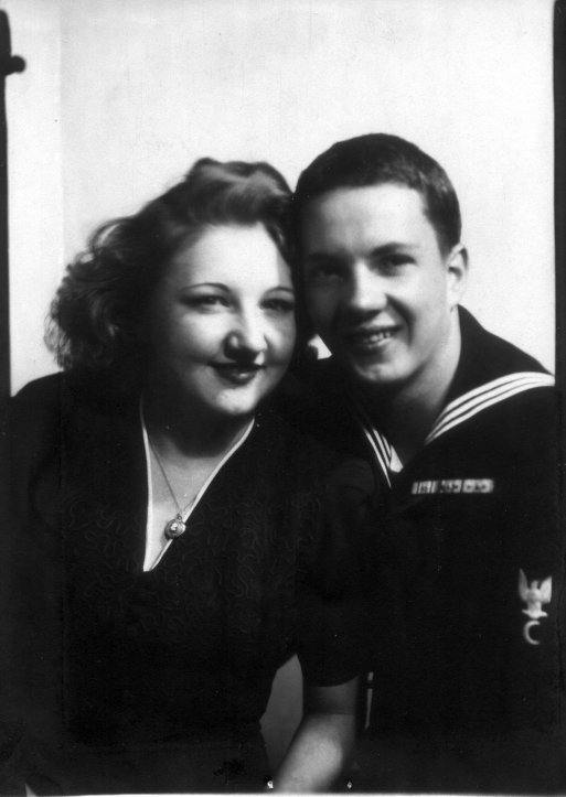 Joe Hoppe and his wife Charlotte in 1943.