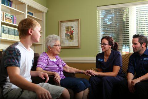 The Shoreline of Clinton Senior Living Facility Resident, Family and Caretakers