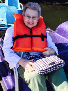 woman in lifejacket