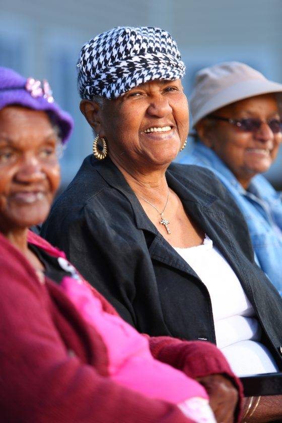 women in hats