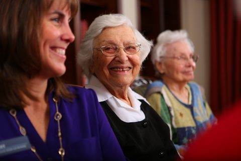 women hanging out