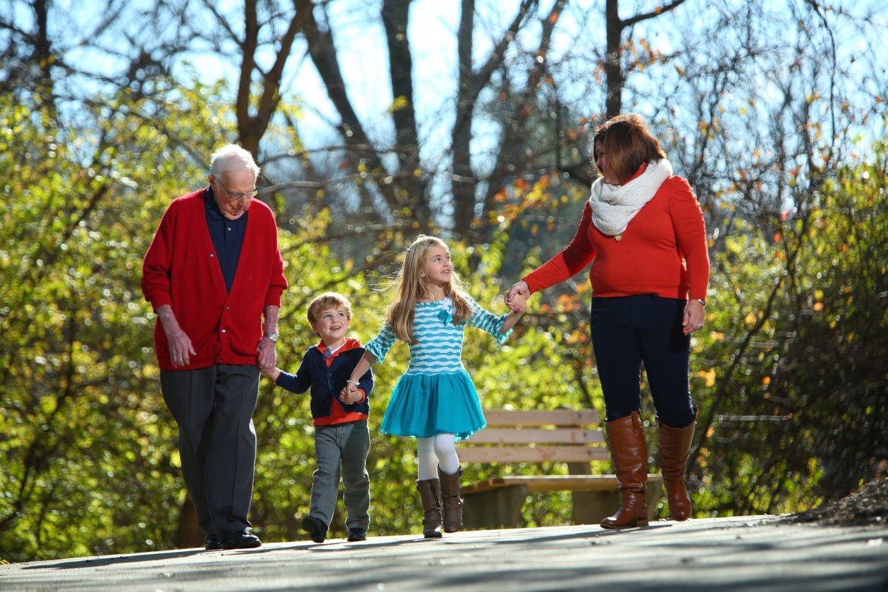 family walk