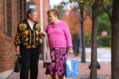 women walking