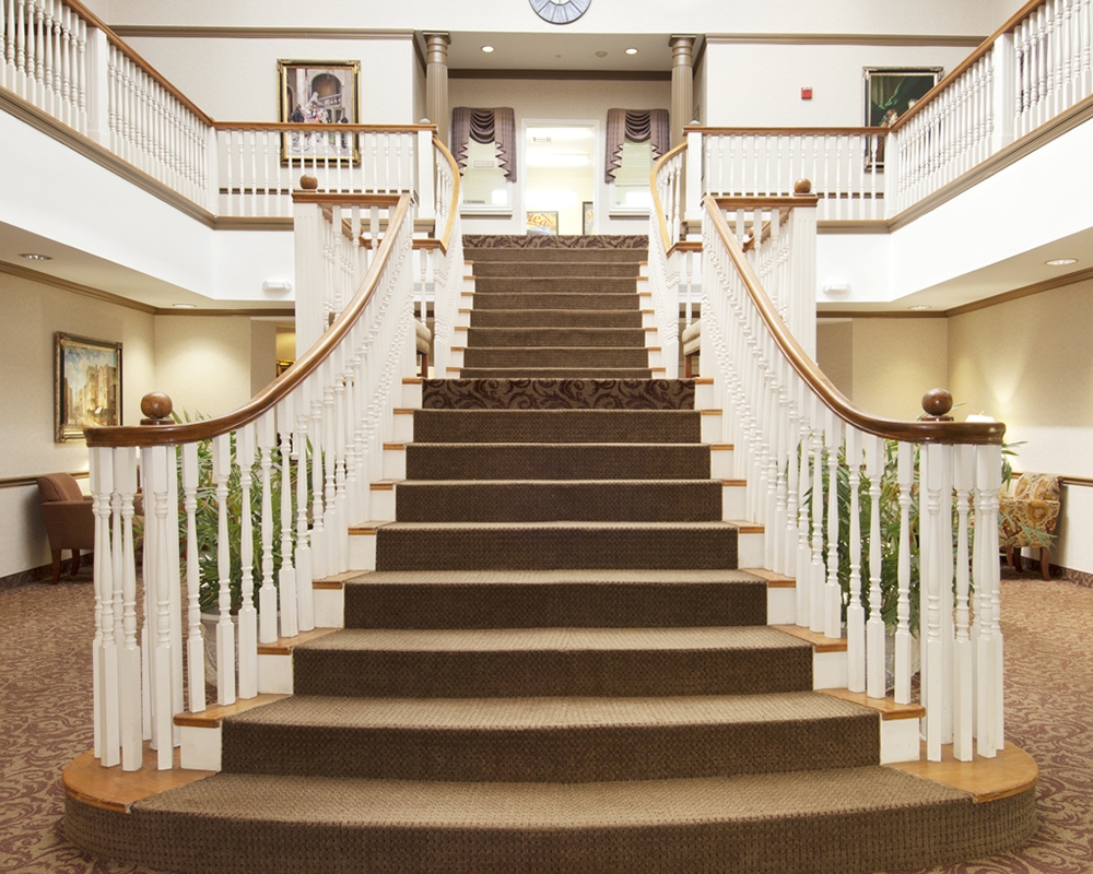 Entryway staircase at Garden estates of tyler