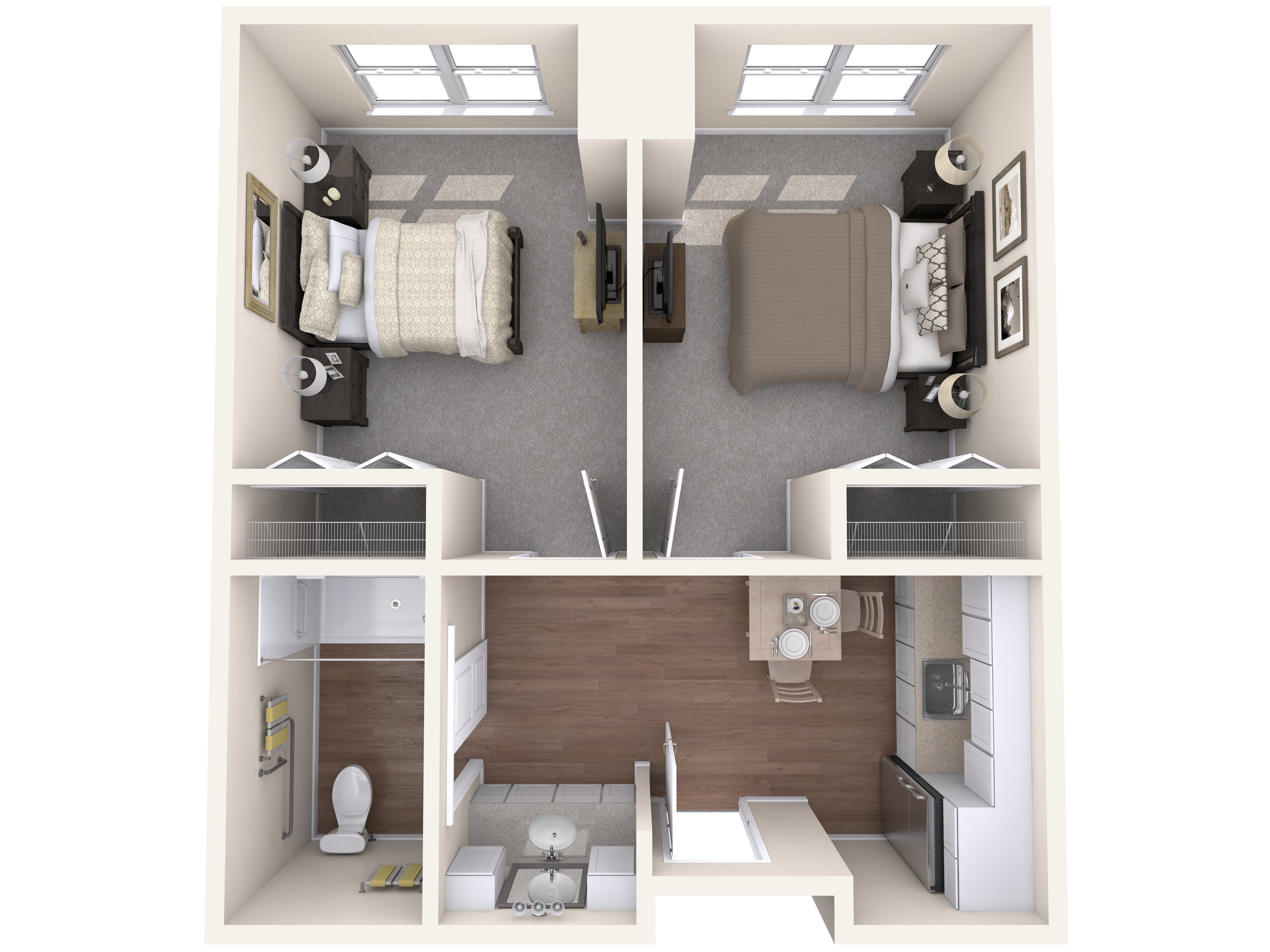 White Companion Suite