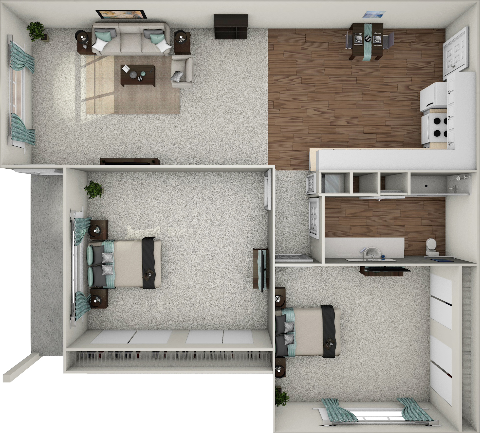 Vancouver - 2 Bed 1 Bath