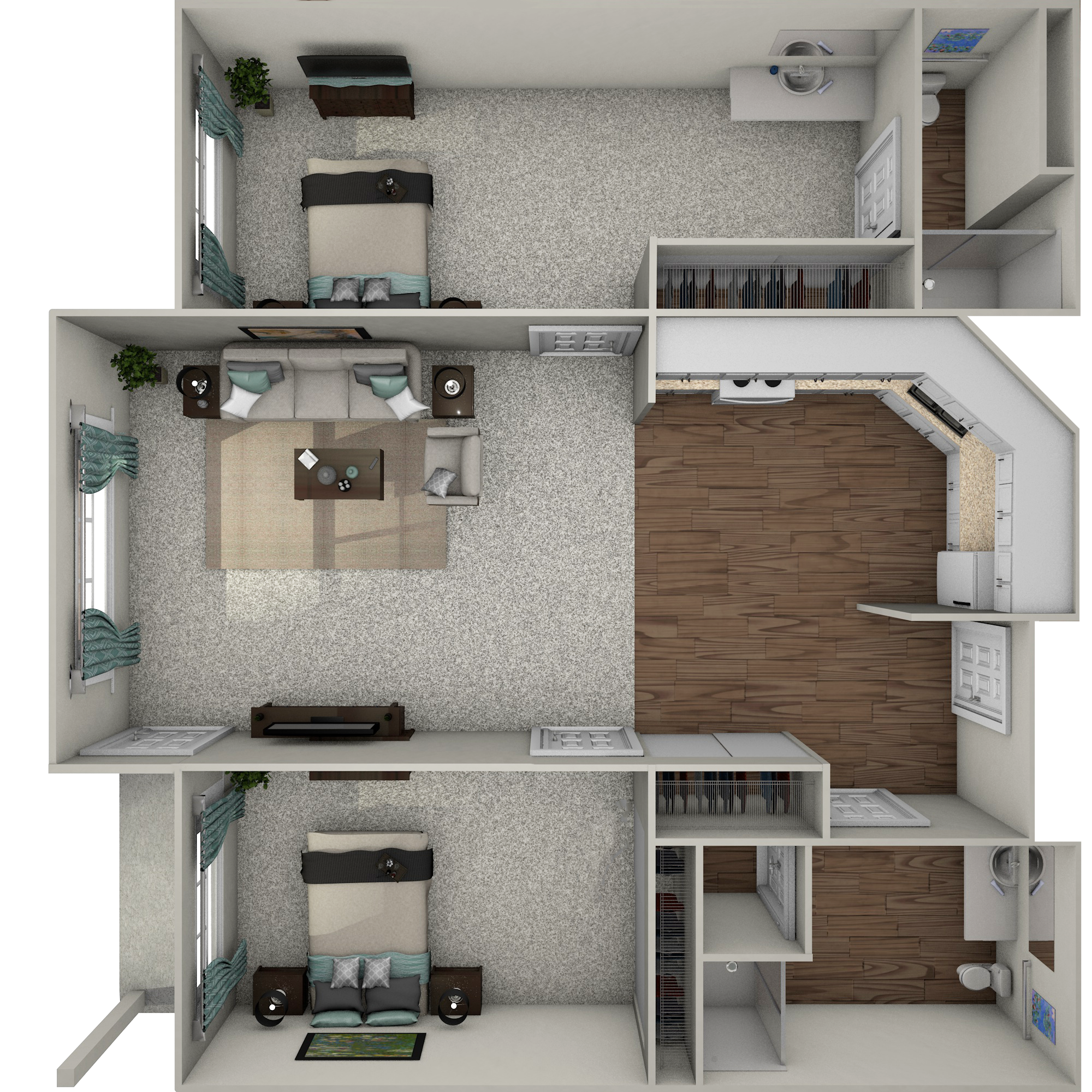 Vancouver - 2 Bed 2 Bath