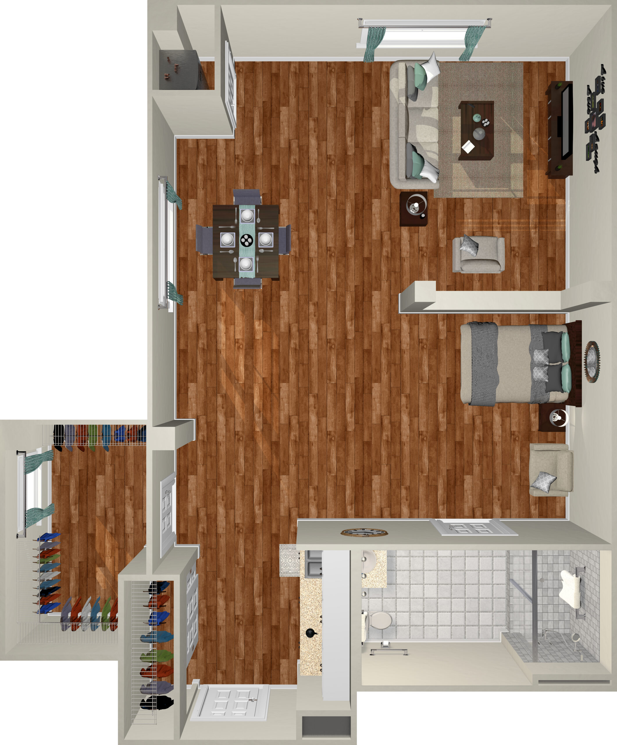 KneeWallStudio WithVinylFlooring V2