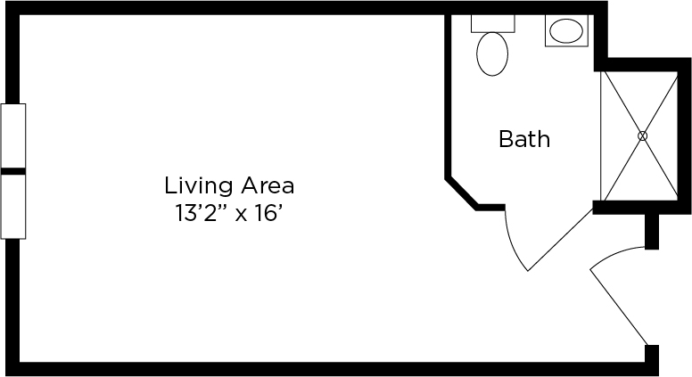 Studio floor plan