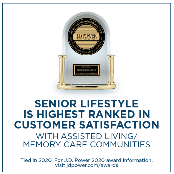 Press release – senior lifestyle earns top honors in j.d. power customer satisfaction study
