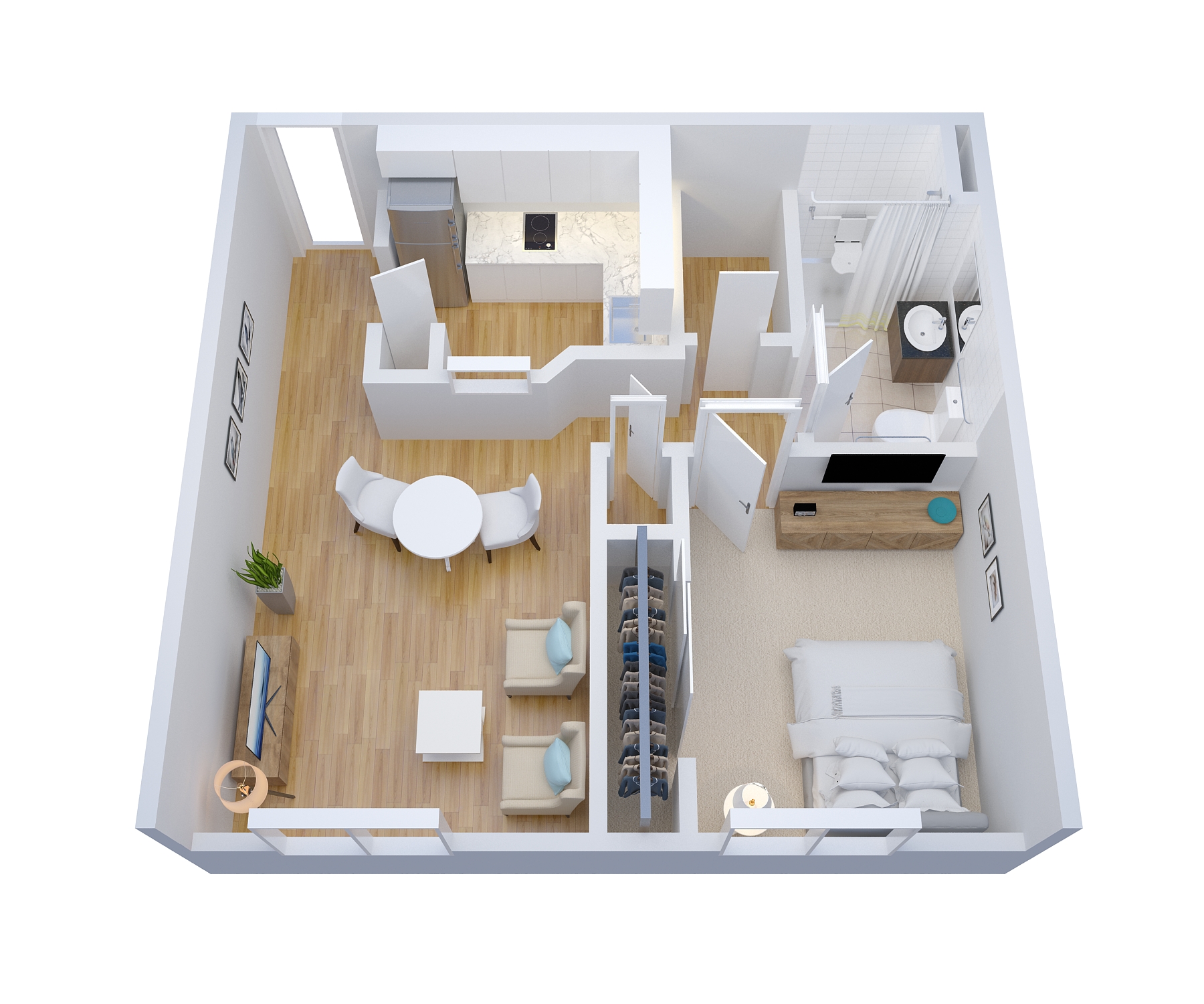 1 Bedroom B