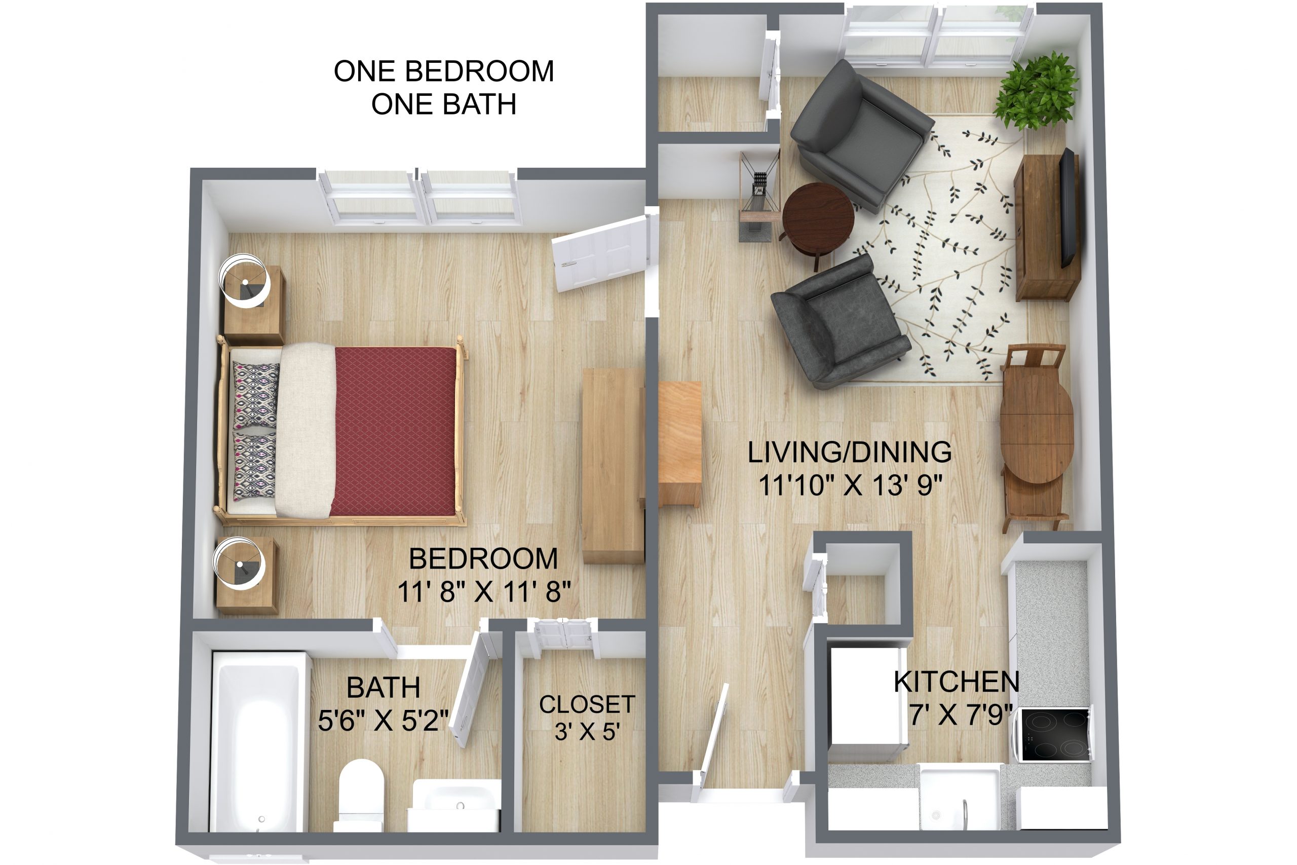 One Bedroom A