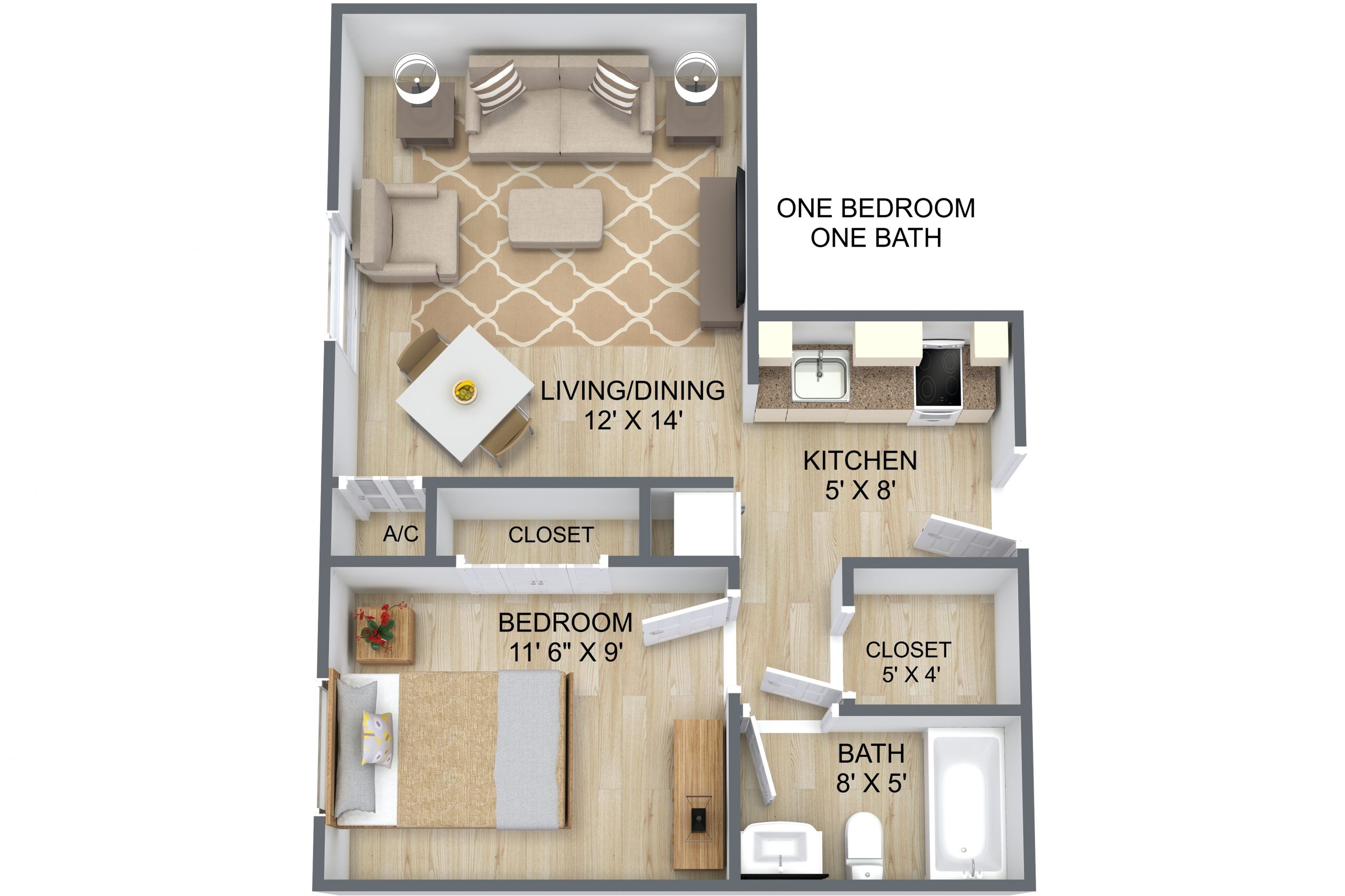 One Bedroom B