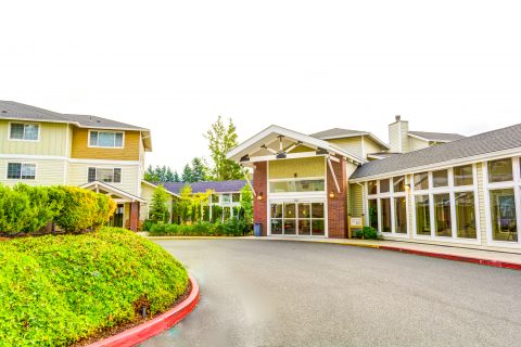 Courtyard fountains front entrance and driveway