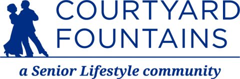 Courtyard fountains Senior Lifestyle logo