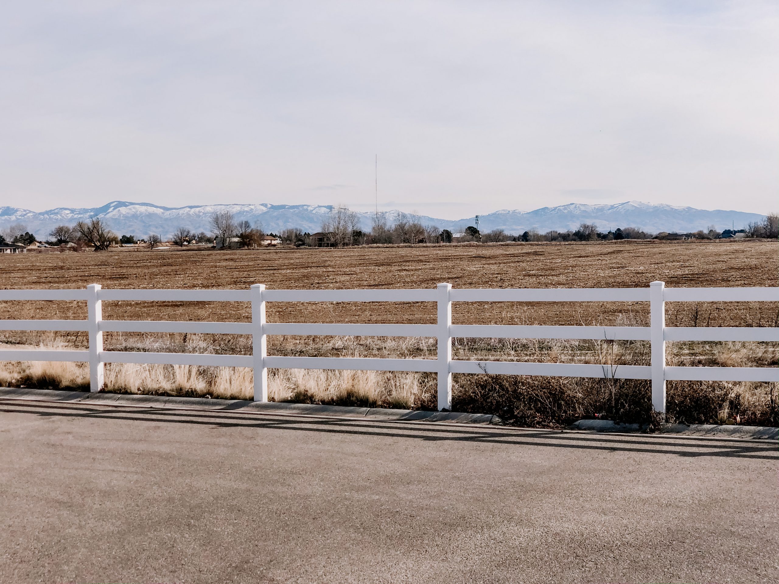 Copper springs view of surrounding grass scenery