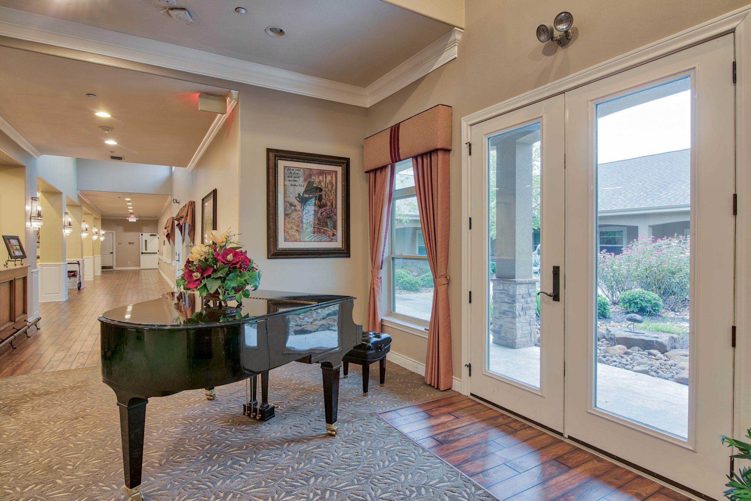 Pelican bay assisted living memory care community piano