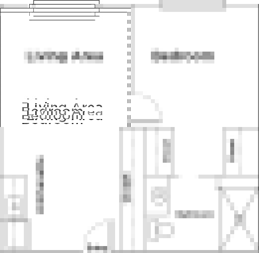 The Oaks Assisted Living One Bedroom floor plan