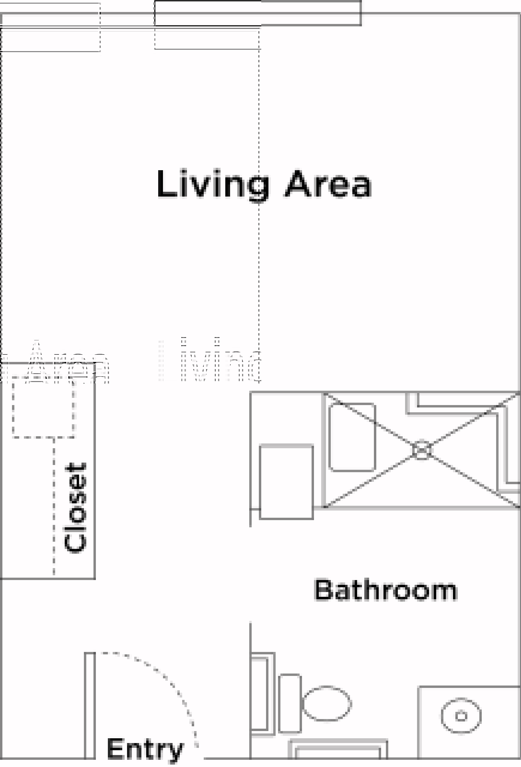 The Oaks Memory Care Private Apartment floor plan