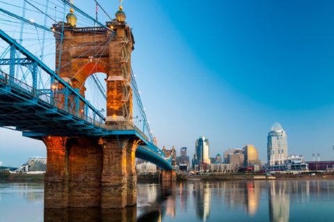 Image of bridge in Cincinnati