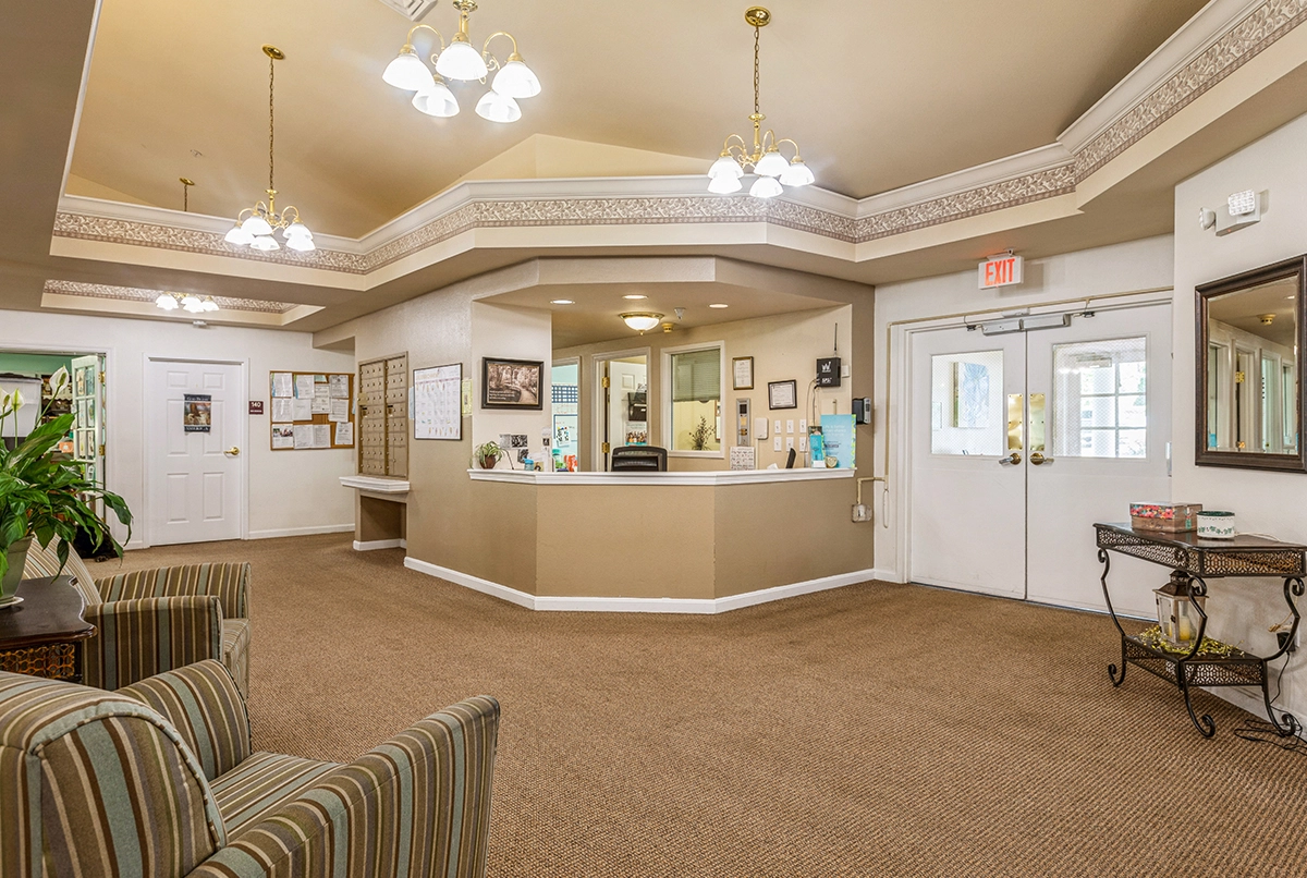 Receptionist desk