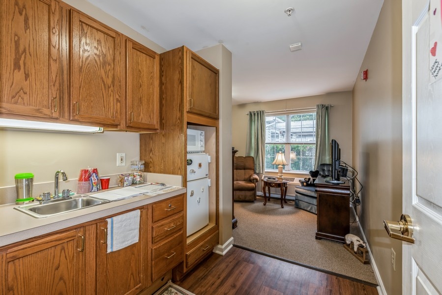 The Addison of Somers Place kitchenette