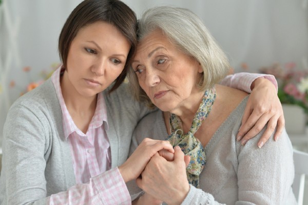 A grown daughter feels conflicted while caring for her aging mother.