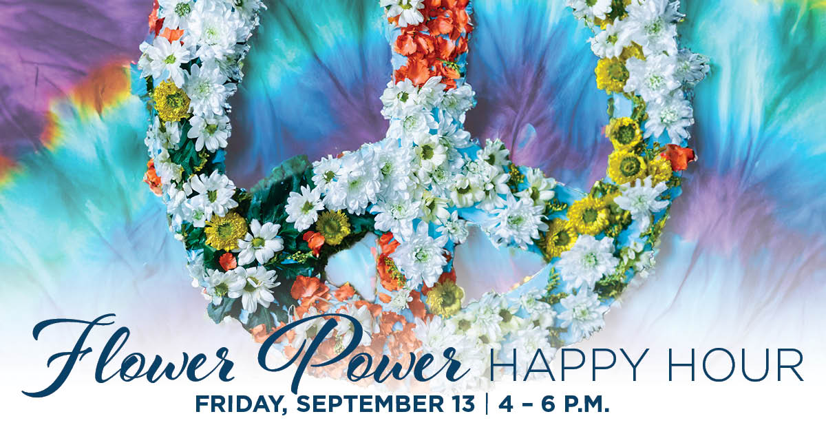 RTCI 3478418 Flower Power Happy Hour, calendar v1 9.13
