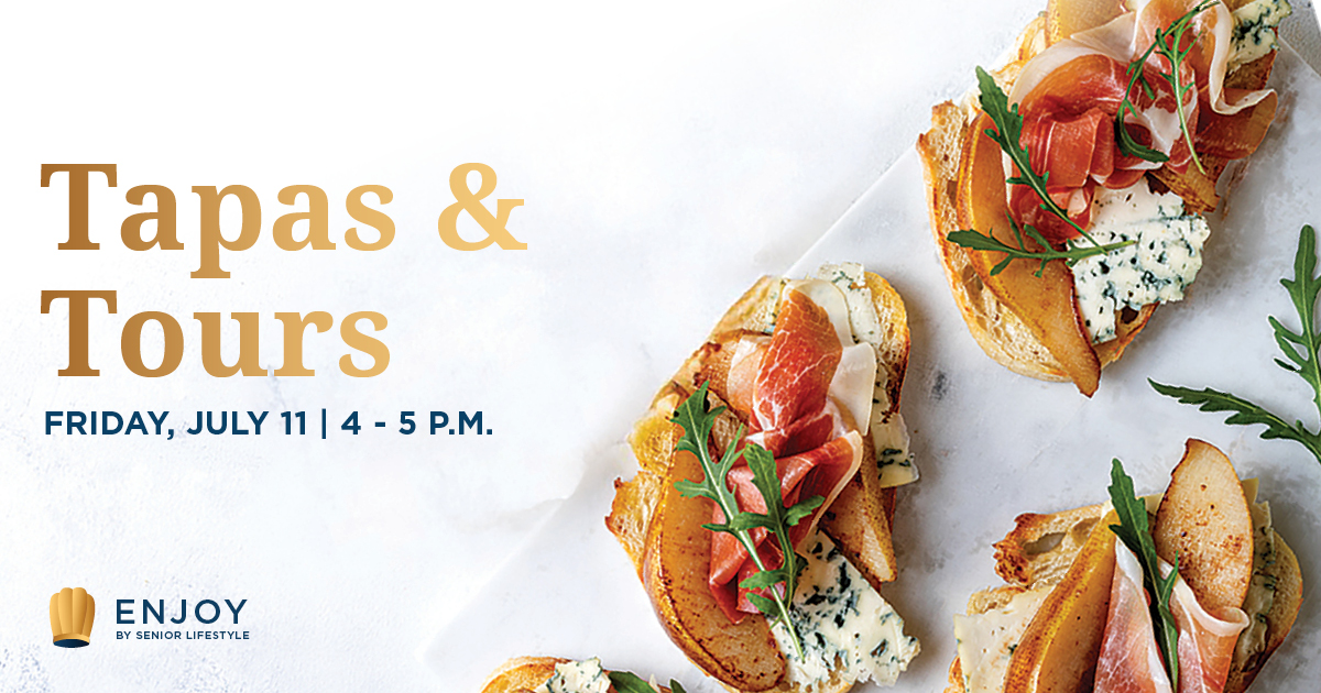 Tapas&Tours EmailAndCalendar Calendar Tapas with potato, meat, and cheese.