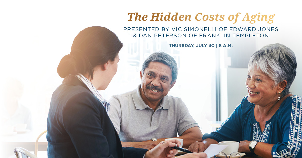 seniorlifestyle sheridanatparkridge parkridge il hiddencostsofaging event seniorlifestyle sheridanatparkridge parkridge il hiddencostsofaging event